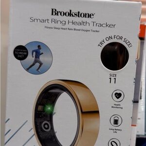 Brookstone Gold Fitness Smart Ring